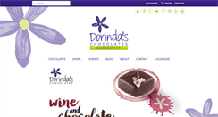 Desktop Screenshot of dorindaschocolates.com